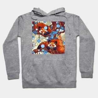 Two cute sleeping red pandas pattern Hoodie